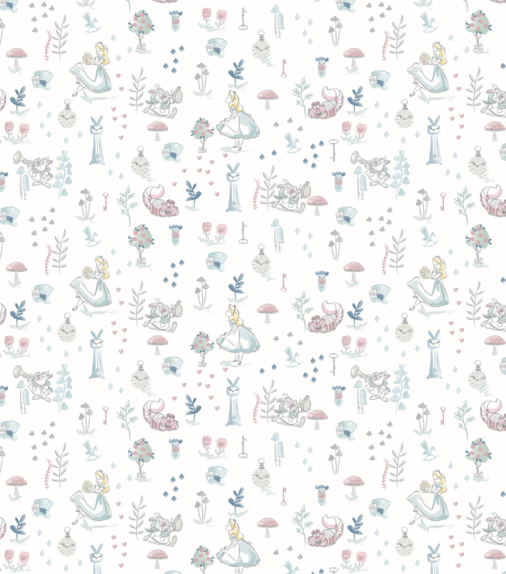 Disney® Alice in Wonderland Cast of Characters Cotton Fabric